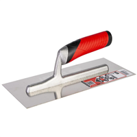 Platoir colle acier manche bi-matière Rubilex ouvert - 28 cm