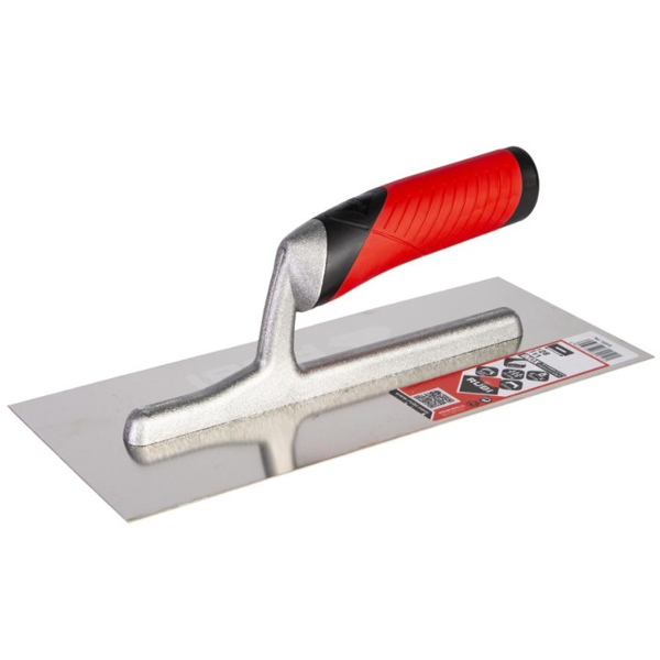 Platoir colle acier manche bi-matière Rubilex ouvert - 28 cm