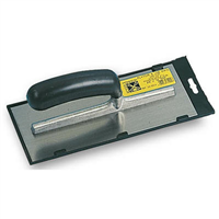 Platoir lame acier trempé nickelé avec poignée banane plastique - 28 x 12 cm - épaisseur 0.6 mm MOB 231004