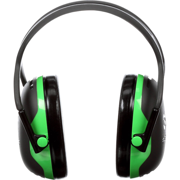Casque antibruit 3M Peltor X1A SNR 27 dB coloris vert PX1A000M