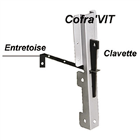 Entretoise droite 15 - 20 - 25 cm CHARVIN INDUSRIES BATEPS15/20/25D