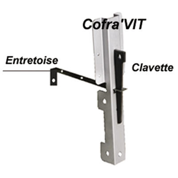 Entretoise droite 15 - 20 - 25 cm CHARVIN INDUSRIES BATEPS15/20/25D