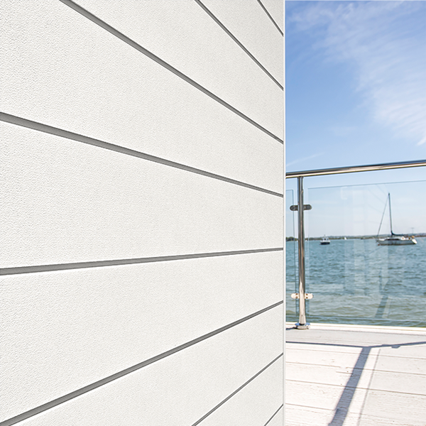 Lame de bardage Cedral Click finition Smooth - couleur Blanc C01
