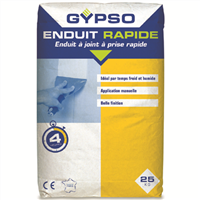 Enduit à joint à prise rapide 4h Gypso - Sac de 25 KG