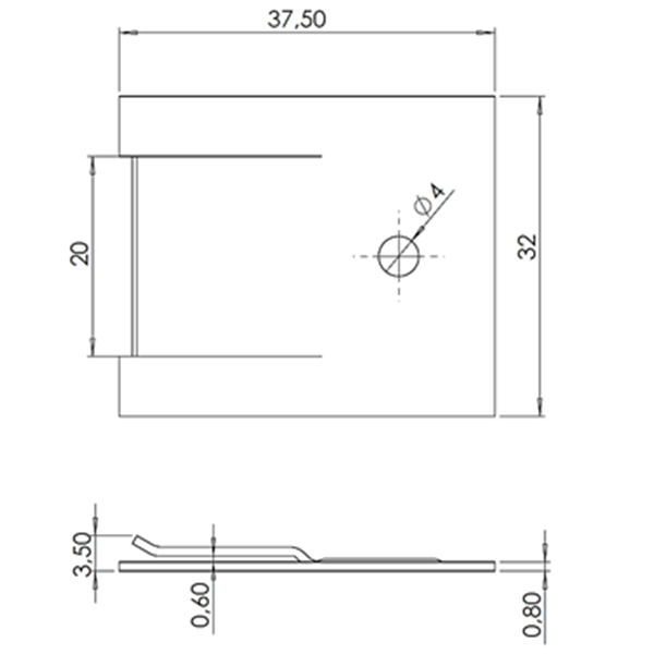Clip inox fixation lambris PVC sous toiture - 100 pièces