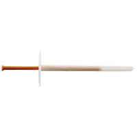 Cheville d'isolation à frapper ISO Spit avec clou plastique pour PSE et ITE - 10x95mm - 200 pièces 057611