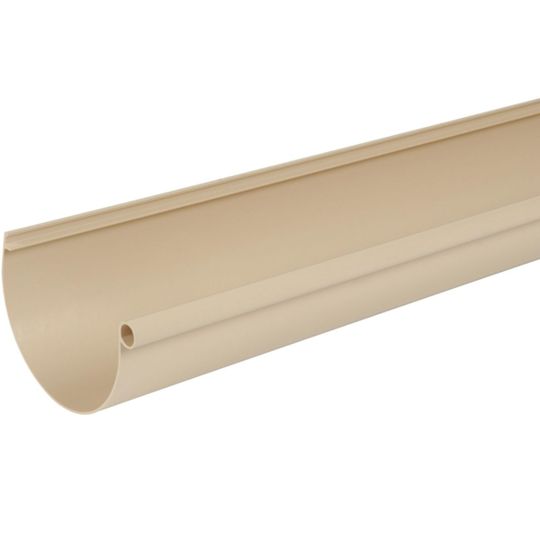 Gouttière demi-ronde Nicoll LG25 Sable - développé 250 mm x 4 M