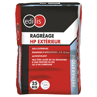 Ragréage HP Edilis pour sols extérieur sac de 25 kg