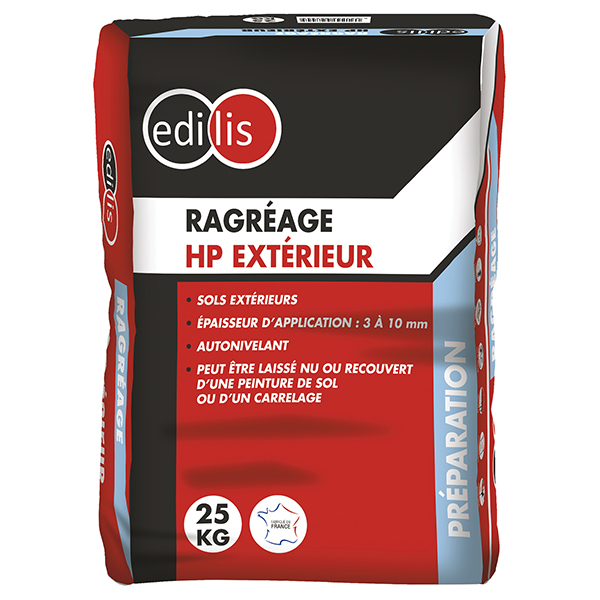 Ragréage HP Edilis pour sols extérieur sac de 25 kg