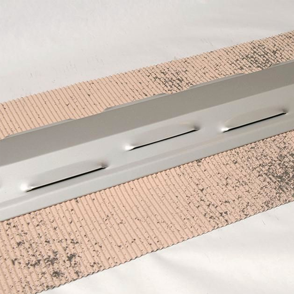 Closoir rigide Lahe-Pro Rose vieilli coque acier 140 MM x 2 M