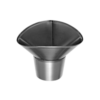 Naissance en zinc pour gouttière de 250 MM et descente de 80 MM