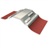 Closoir rigide Lahe-Pro Rouge tradition coque acier 140 MM x 2 M