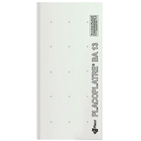 Plaque de plâtre Placoplatre BA13 - 2,50 M x 0,60 M - ép. 12,5 MM