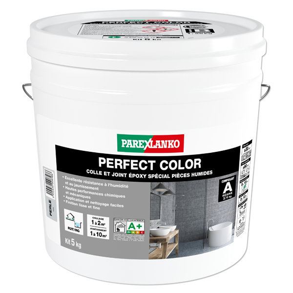 Colle et joint à carrelage Perfect Color Parexlanko - Gris perle - 5 KG