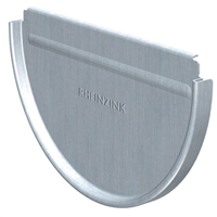 Talon emboîtable en zinc naturel Rheinzink - développé 250 MM