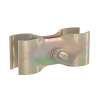 Collier serrage anti-vandalisme clôture mobile chantier 130 x 55 x 16 mm