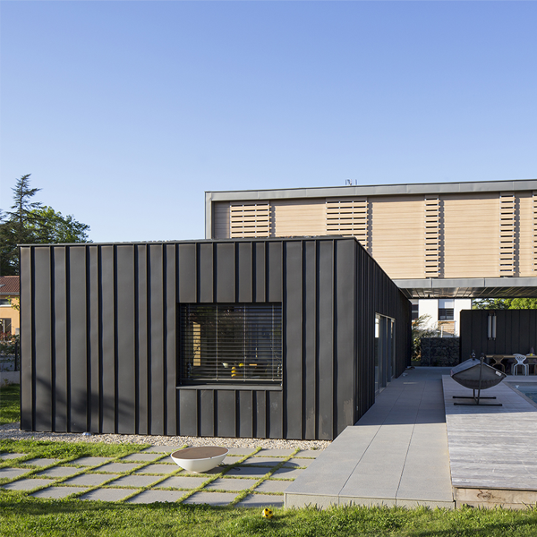 Feuille de zinc VMZINC - aspect Anthra-Zinc - 1,00x2,00 MM - épaisseur 0,65 MM
