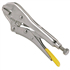Pince étau à bec plat - Longueur 225 mm - Profondeur des mâchoires 50 mm - Acier chromé