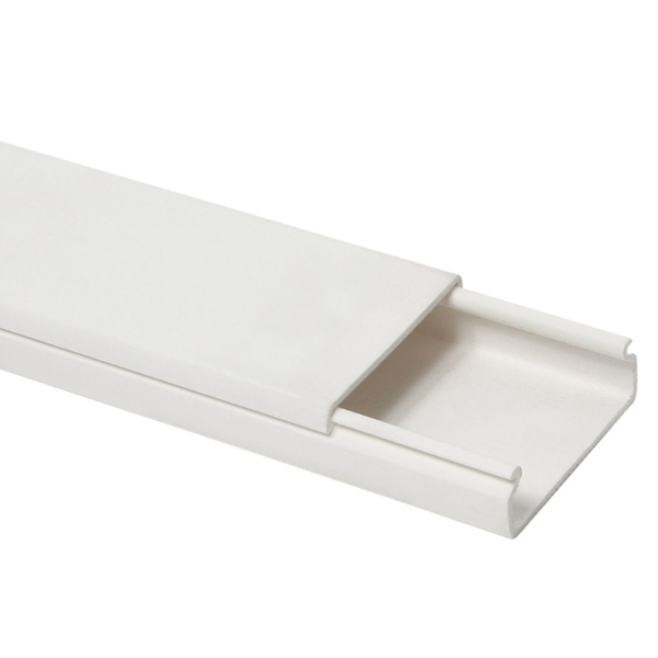 Moulure monocanale Debflex coloris blanc 30 x 10 mm 2 mètres 435002