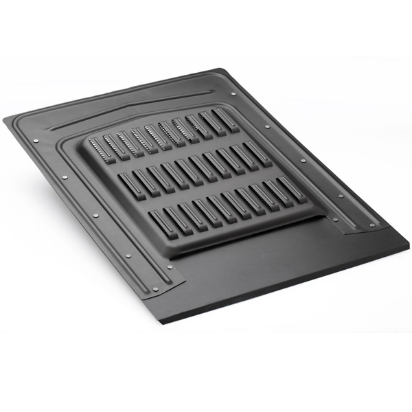 Chatière de ventilation VMZINC Intégra Anthra-Zinc - 335 MMx310 MM - section de 60 cm²