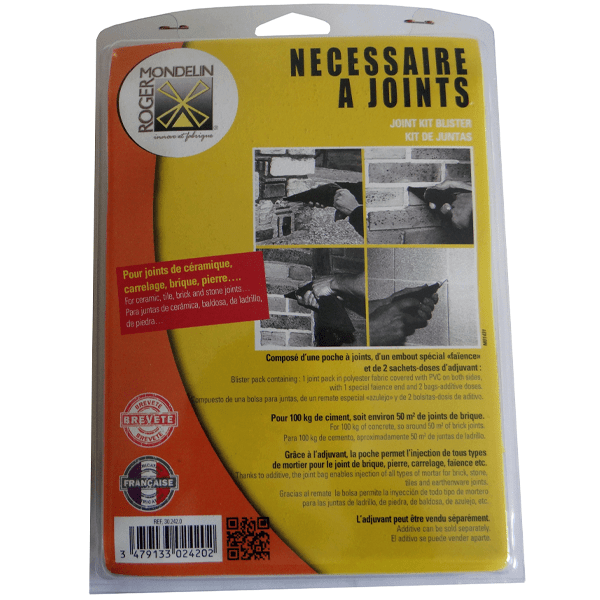 Poche a joint carrelage Mondelin embout adjuvant | Quincaillerie Pro