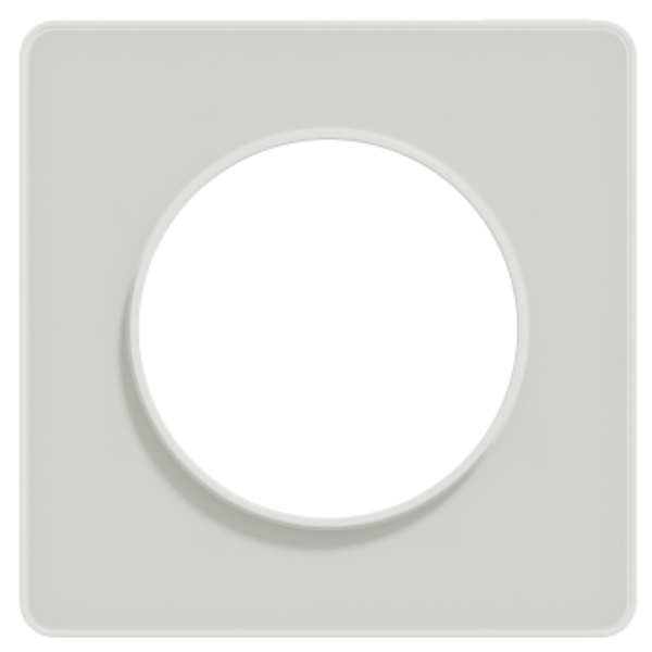 Plaque de finition simple Schneider Odace Touch translucide