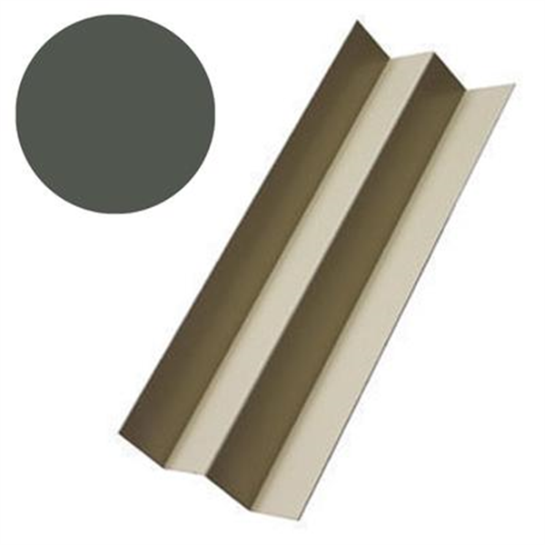 Profilé d'angle intérieur MetalTrim bardage Hardie Plank - Gris métal - 3 M