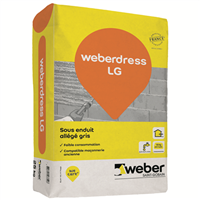 Sous-enduit allégé Weber dress LG