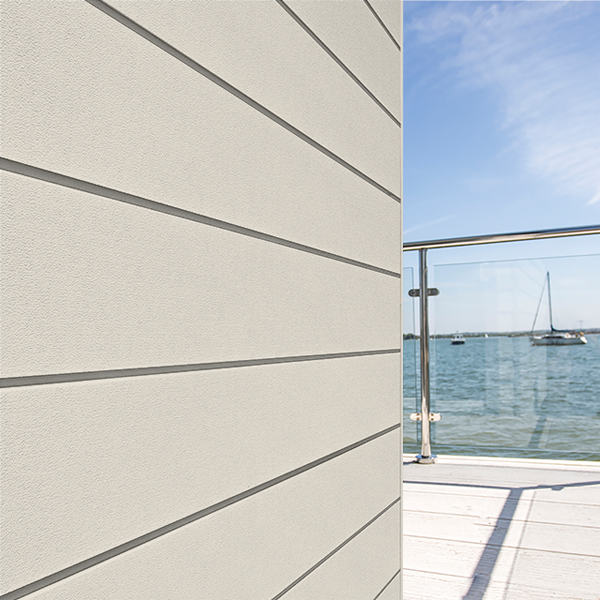 Lame de bardage Cedral Click finition Smooth - couleur Blanc craie C07 - ép.12,0 MM - 186 MM x 3600 MM