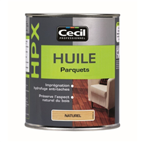 Huile parquet HPX traitement bois intérieur dur exotique naturel 1 litre
