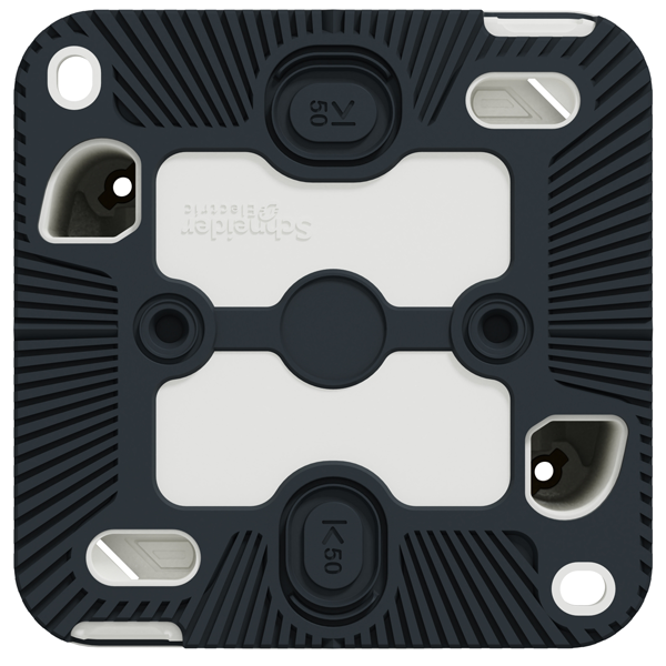 Boîtier pour 1 poste encastré Schneider Mureva Styl - IP55 - blanc