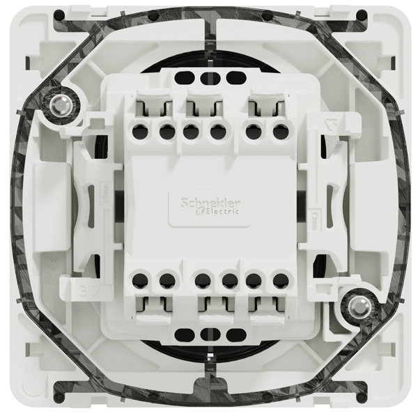 Double va-et-vient Schneider Mureva Styl IP55 IK08 - blanc - 10AX 250V