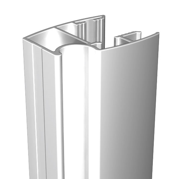 Poignée Mantion Picostar 18 - alu laqué blanc - 280 cm  - lot de 2