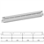 Dim. 38x24 mm - Long. 1,20 ml - Blanc 001