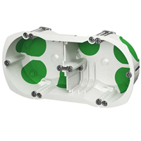Boîte d'encastrement double Schneider Multifix Air  - Ø 67 mm x 40 mm