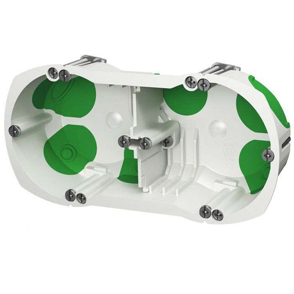 Boîte d'encastrement double Schneider Multifix Air  - Ø 67 mm x 40 mm