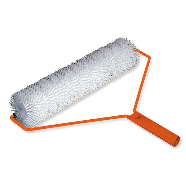 Rouleau débuller ragréages autolissants Diamètre 11 cm Picots 3 cm Blanc