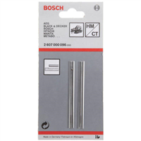 2 Fers carbure réversibles droit pour rabot Bosch PHO 25-82 et PHO 100