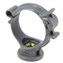 Collier monobloc Nicoll pour système d'évacuation - Diamètre 50 mm - Polypropylène gris - 5 pièces