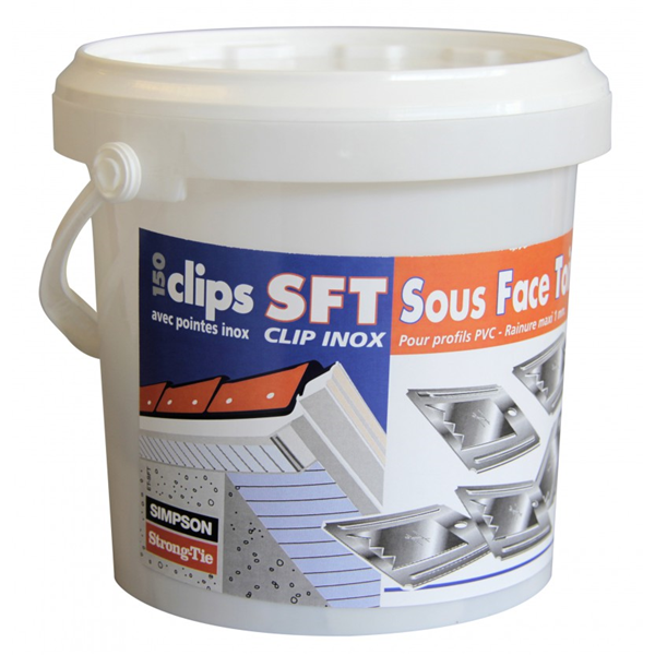 Clip SFT inox A4 pour lambris PVC 30 x 0.5 x 32 mm Simpson-Strong-Tie