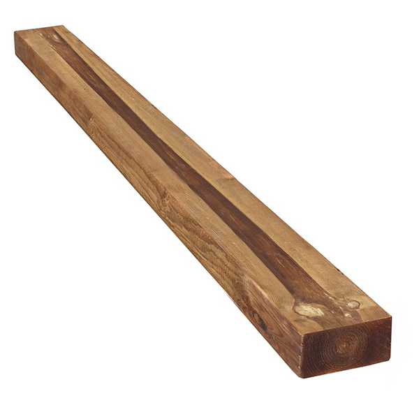 Traverse paysagère Pin Classe 4 marron - 7.5 x 20 x 240 cm