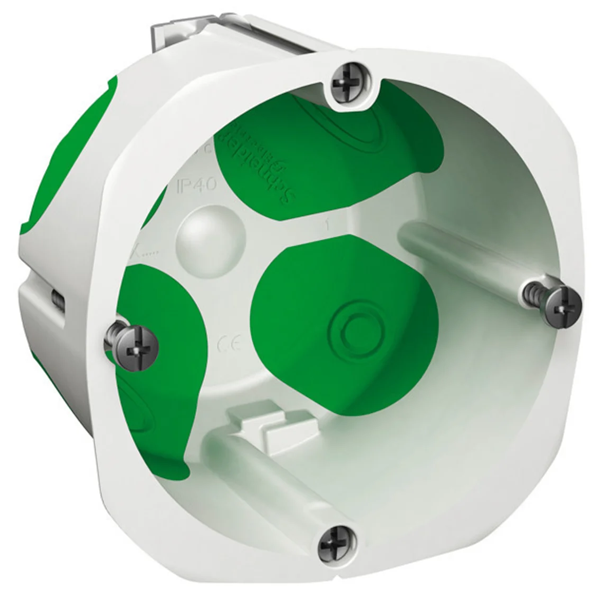 Boîte d'encastrement simple Schneider Multifix Air  - Ø 67 mm x 47 mm