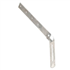 Hampe chantournée Nicoll fixation de gouttière - Longueur sur chevron 225 mm - Réglage 6 cm - Acier galvanisé