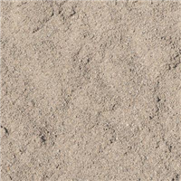 Sable alluvionnaire roulé lavé - granulométrie 0/2 mm - godet de 0,25 m³