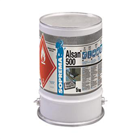 Résine d'étanchéité liquide pour ouvrages accessibles aux piétons - Alsan 500 - Gris silex - seau de 5 KG