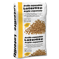 Bille d'argile expansée Laterlite - granulométrie de 3 à 8 mm - sac de 50 LTR