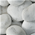 Galet en marbre blanc de Carrare - 40 à 60 mm - Sac de 25 kg