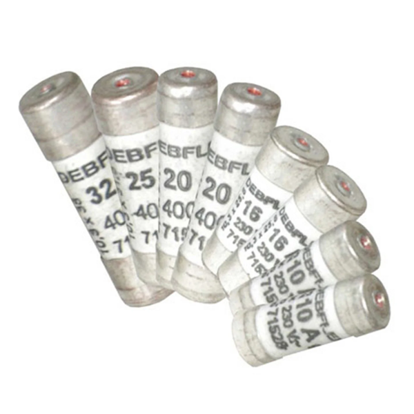 Fusibles céramique voyant NF - 8.3 à 10.3 mm - 23 à 38 mm - Lot de 8