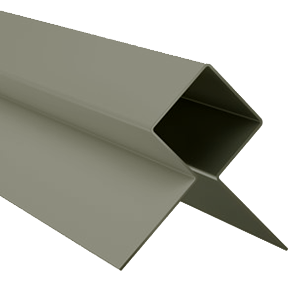 Profilé d'angle extérieur MetalTrim bardage Hardie Plank - Taupe Monterey - 3 M