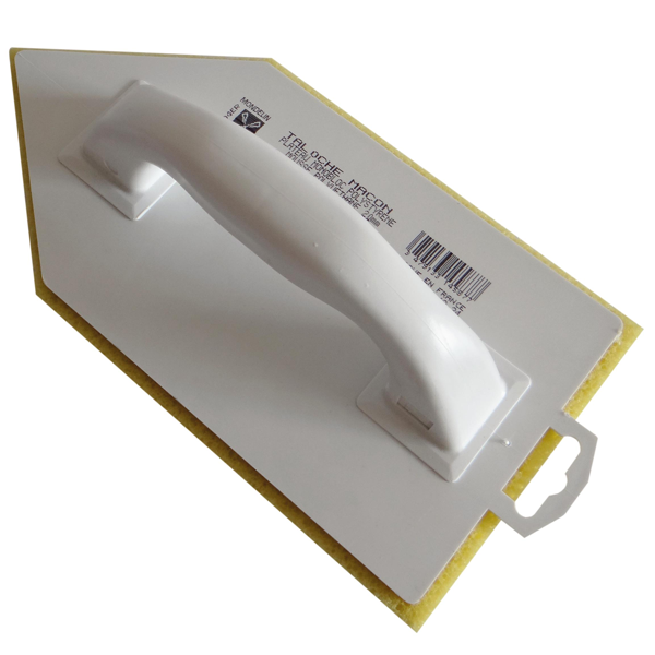 Taloche éponge pointue mousse polyuréthane jaune - 14 x 27 cm 314587